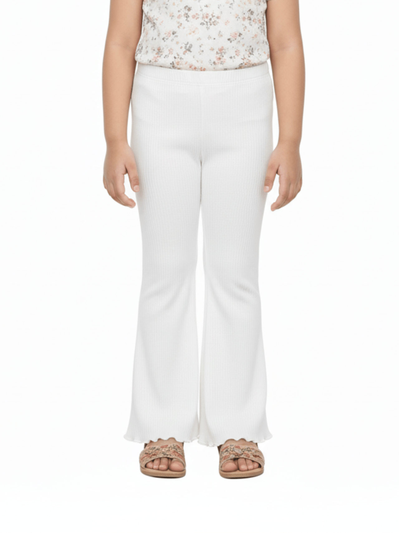 Kids White Flared Pants (3yrs - 12yrs)