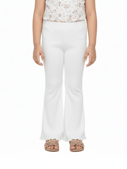 Kids White Flared Pants (3yrs - 12yrs)
