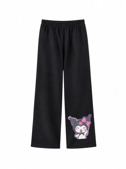 Kuromi "Many Moods" Black Pant (10yrs)