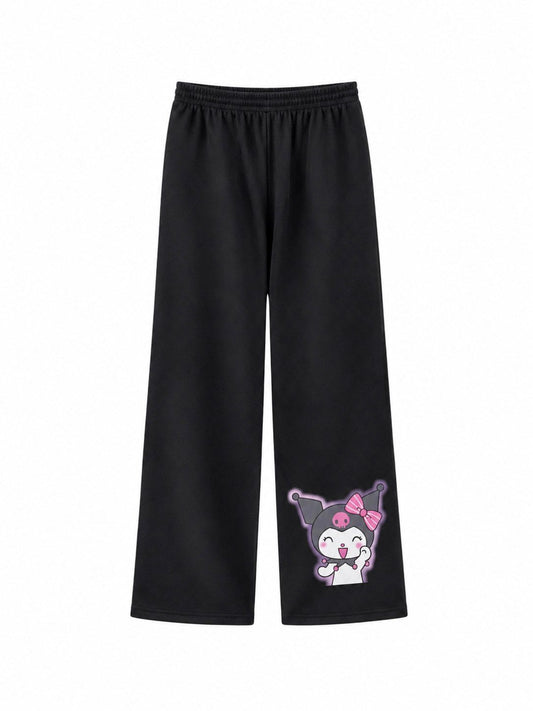 Kuromi "Many Moods" Black Pant (10yrs)