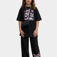 Kuromi "Many Moods" Black T-shirt set (3 - 12yrs)