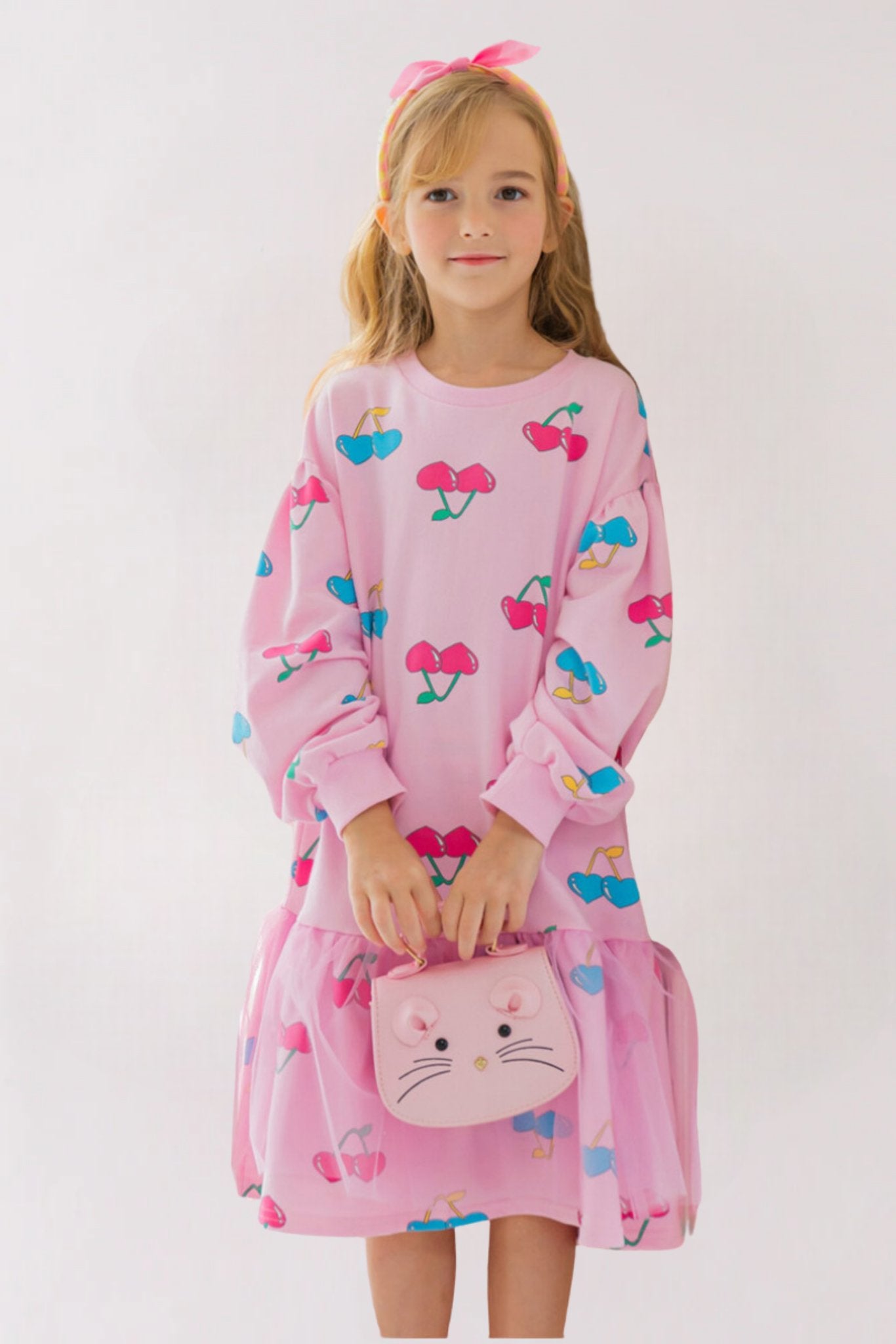 Love Printed Sweatshirt_Pink