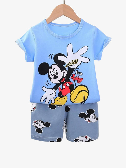 Mickey Let's Jump T-Shirt Set