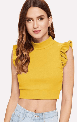 Mock - Neck Sleeveless - Knit Top Women's