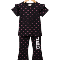 Cherry Bow Black Set