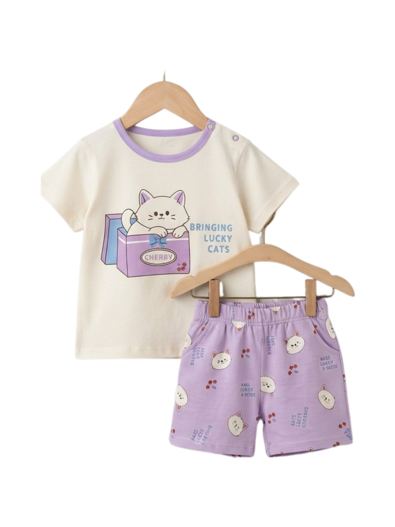 Lucky Cat Cream Set