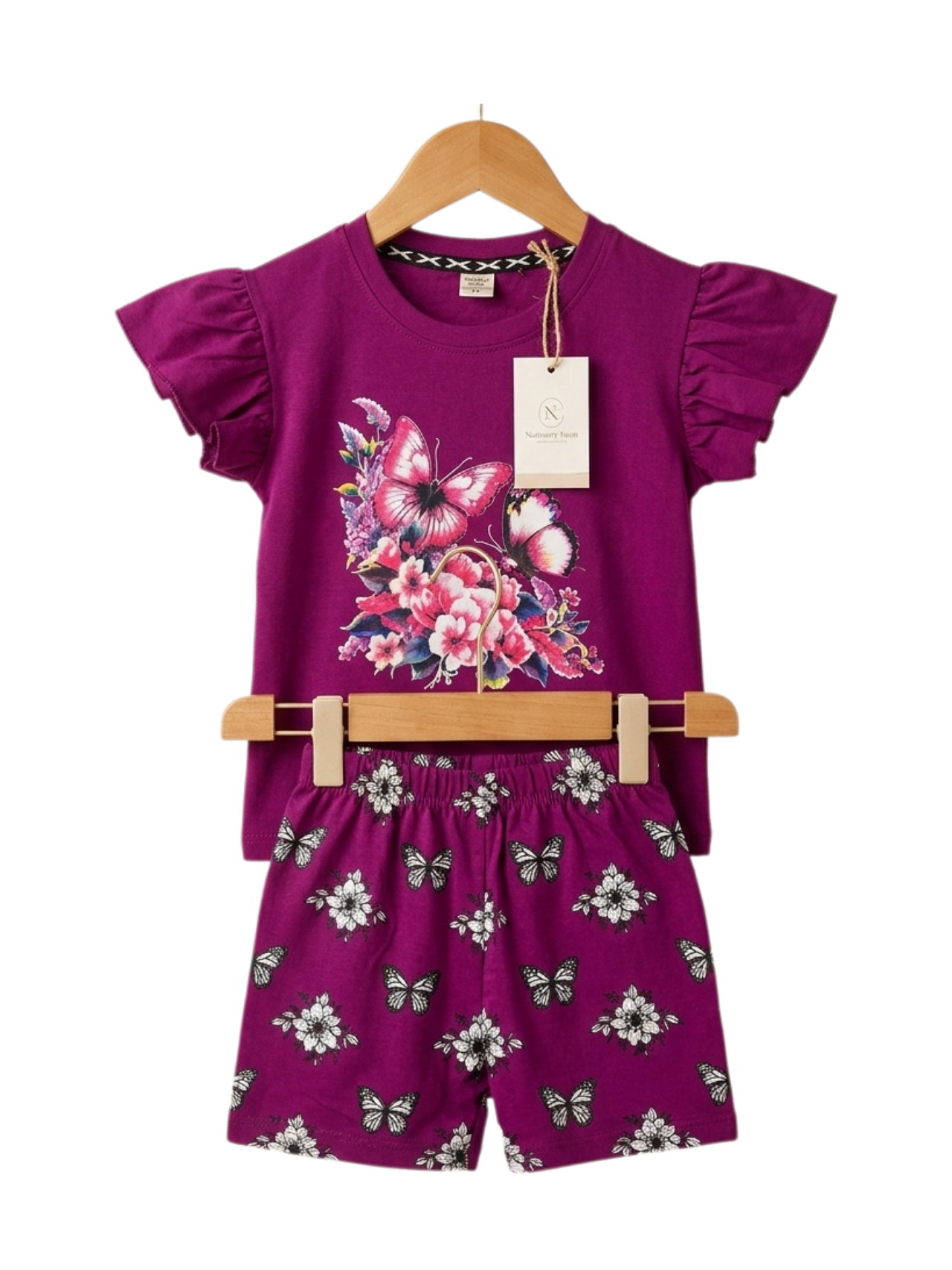 Butterfly Bloom Tee Set