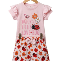 Love Bug Floral Tee Set