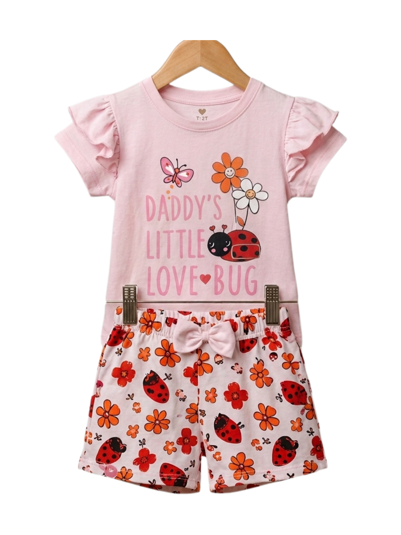 Love Bug Floral Tee Set