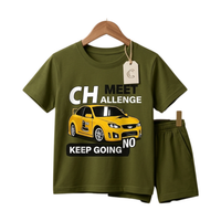 Racing Car Challenge Print Outfit Set