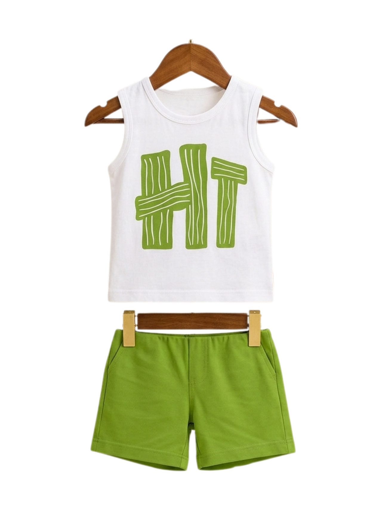 Tropical Summer Print Outfit Set