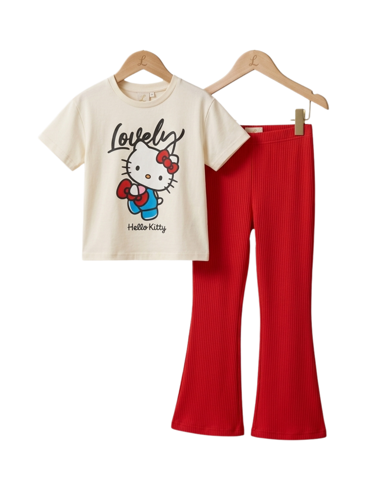Lovely Kitty Bow Outfit Set