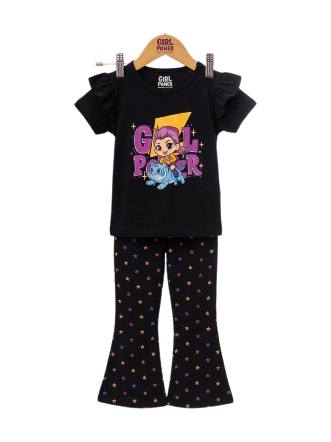 Girl Power Star Outfit Set