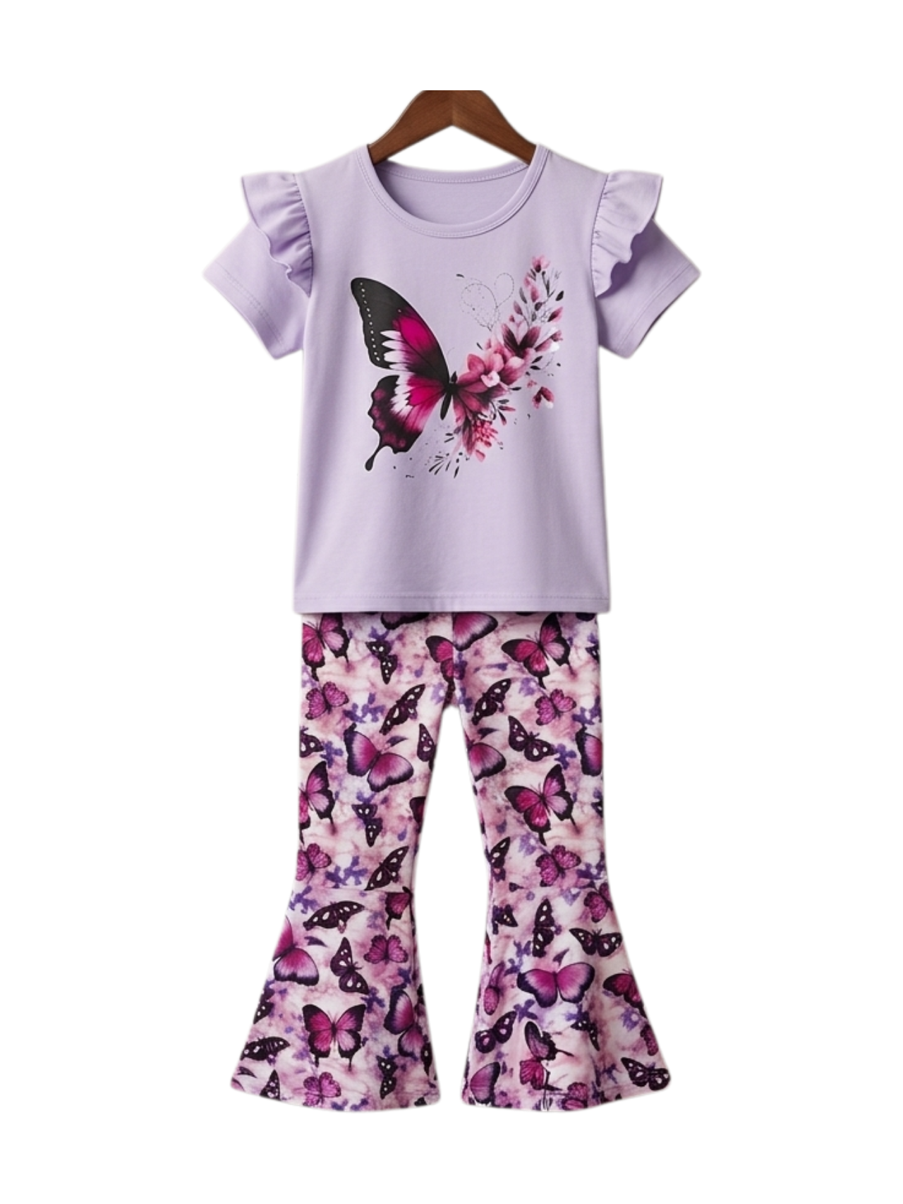 Lavender Butterfly Set