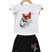Butterfly Shorts Set