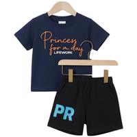 Princess Navy Tee Set