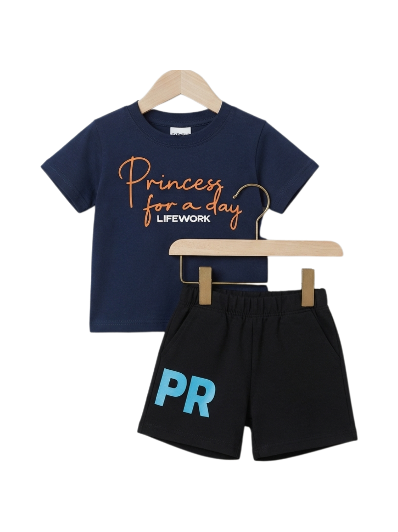 Princess Navy Tee Set