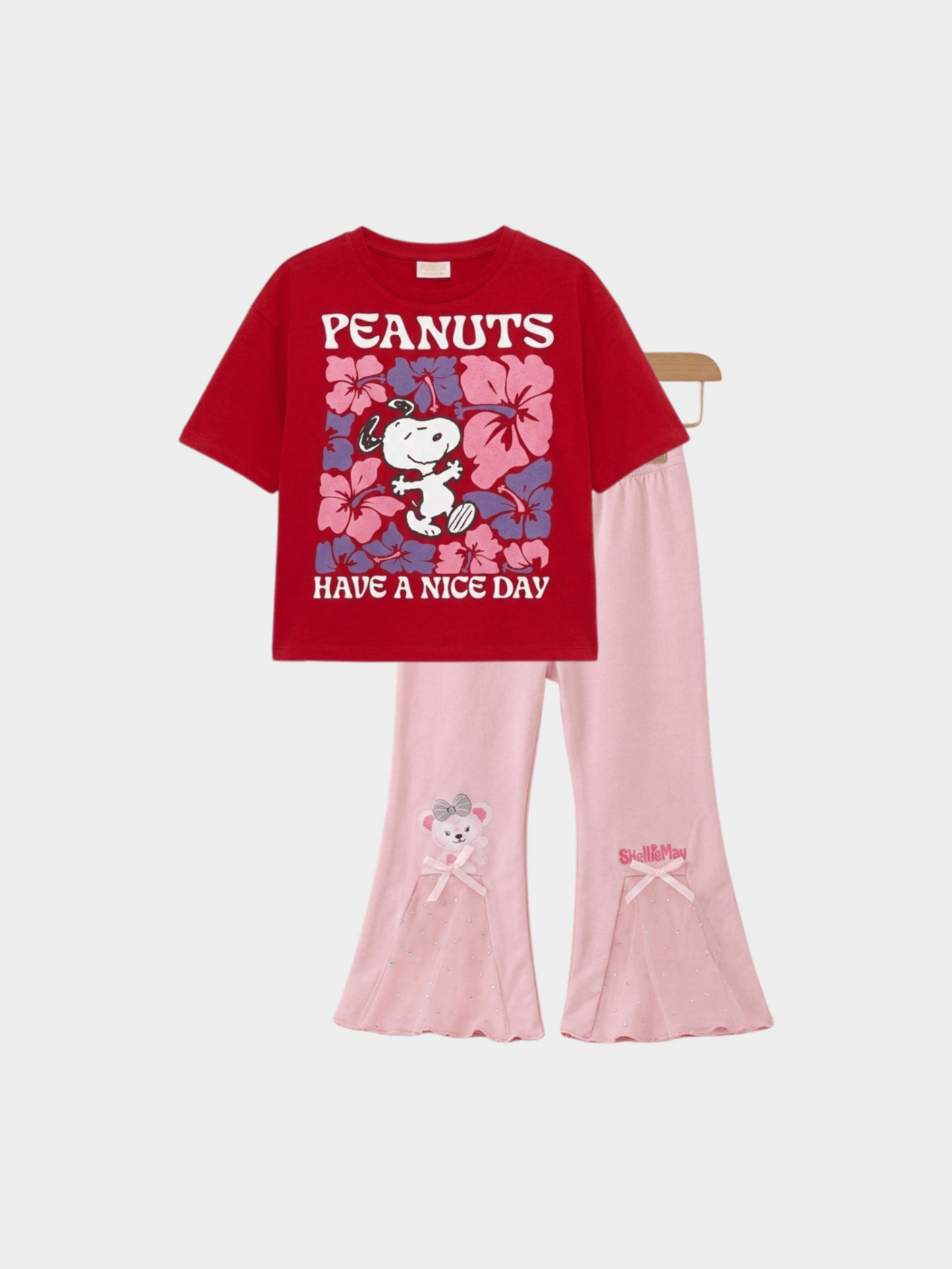 Penuts Long Pyjamas - Red