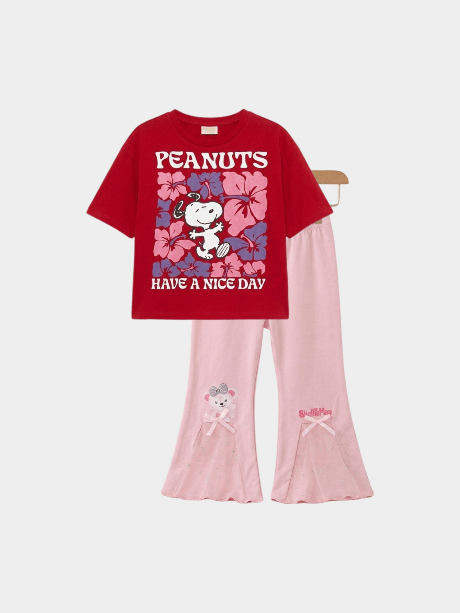 Penuts Long Pyjamas - Red