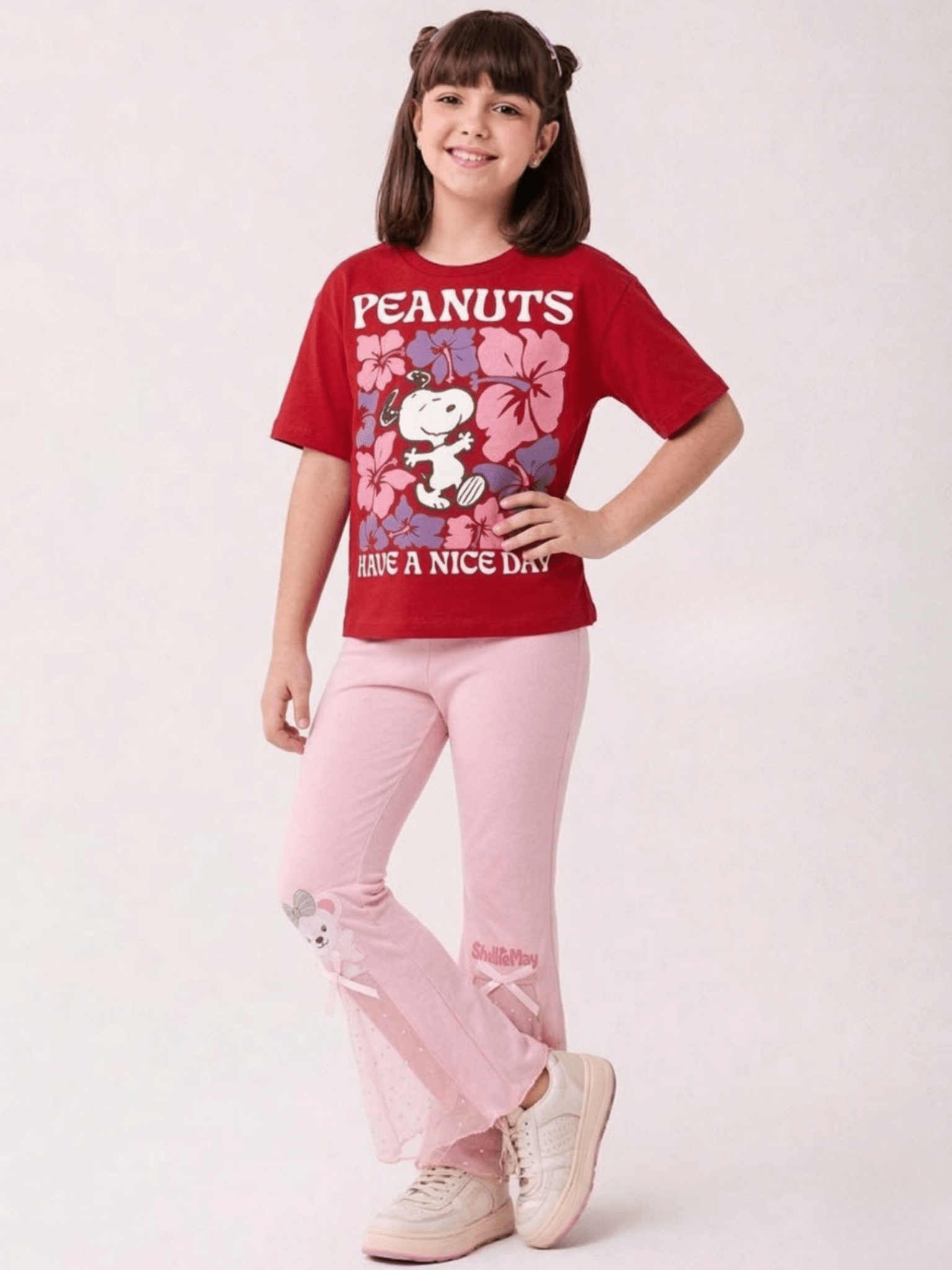 Penuts Long Pyjamas - Red