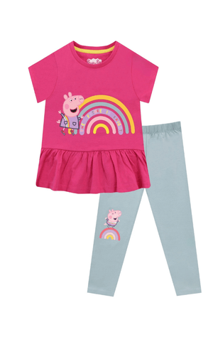 Peppa Pig Rainbow Top And Leggings