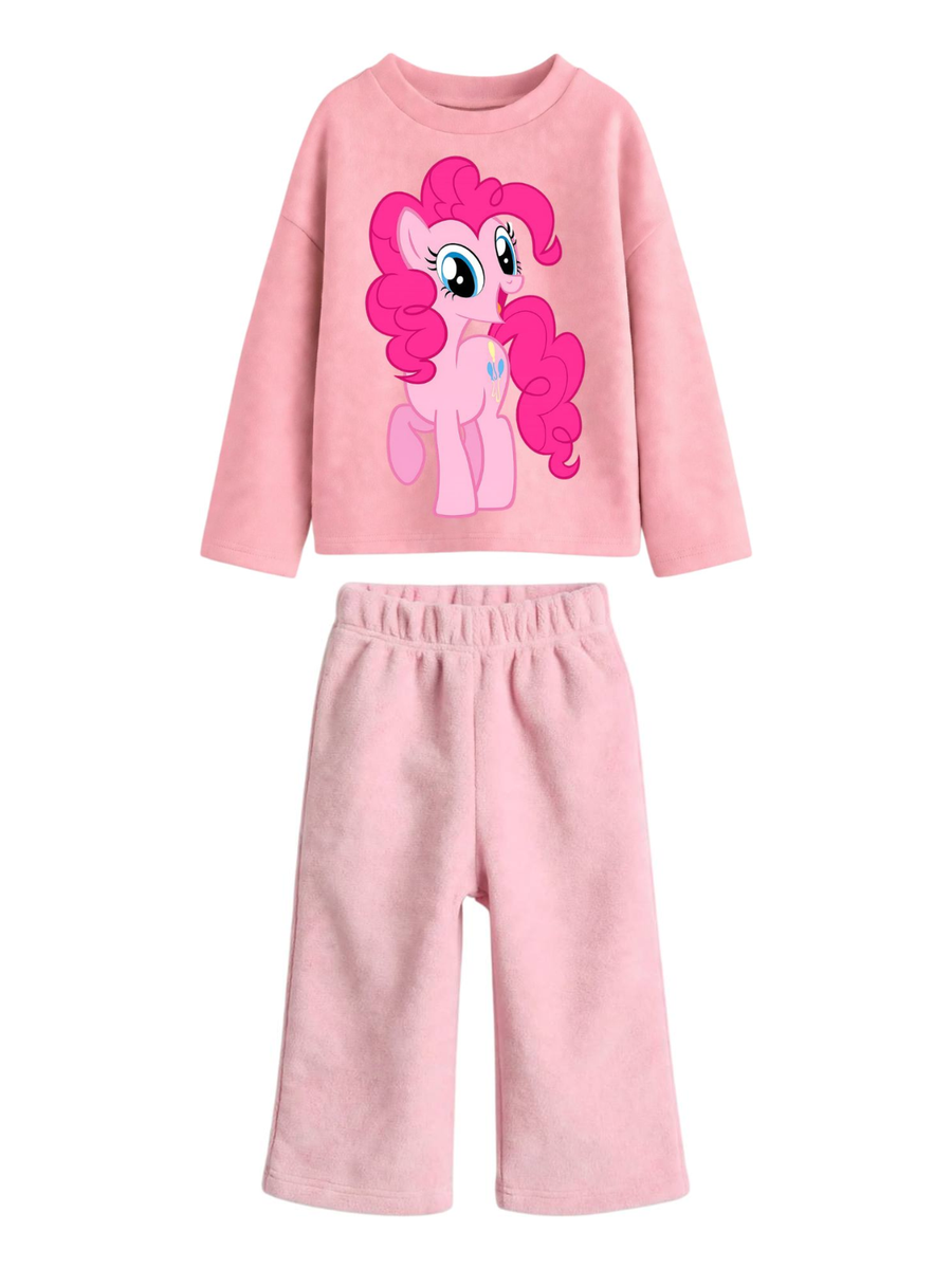 Pinkie Pie My Little Pony Sweatshirt & Wide-Leg Pants Set - Pink (0mths-2yrs)