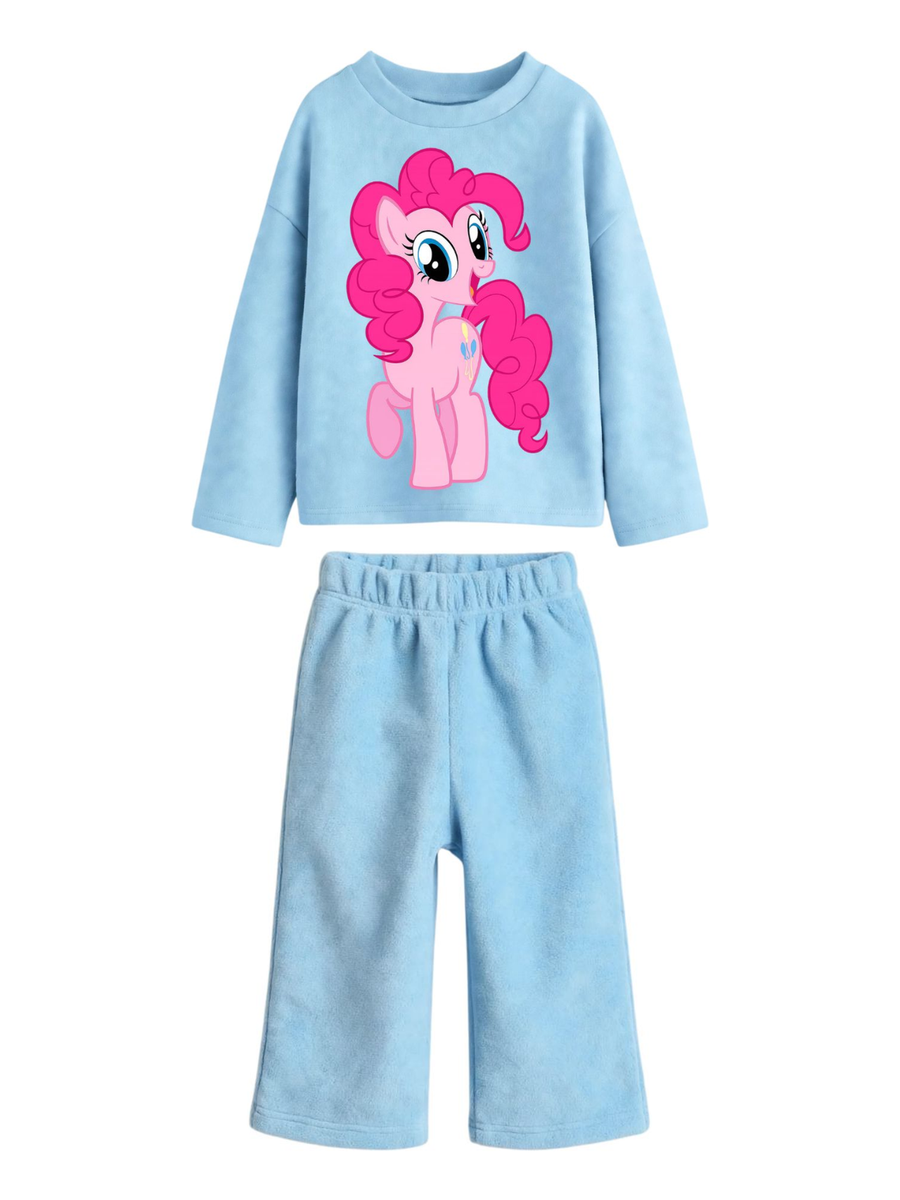 Pinkie Pie My Little Pony Sweatshirt & Wide-Leg Pants Set - Sky Blue (0mths-2yrs)