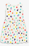 Polka Dot Elegance Floral Dress