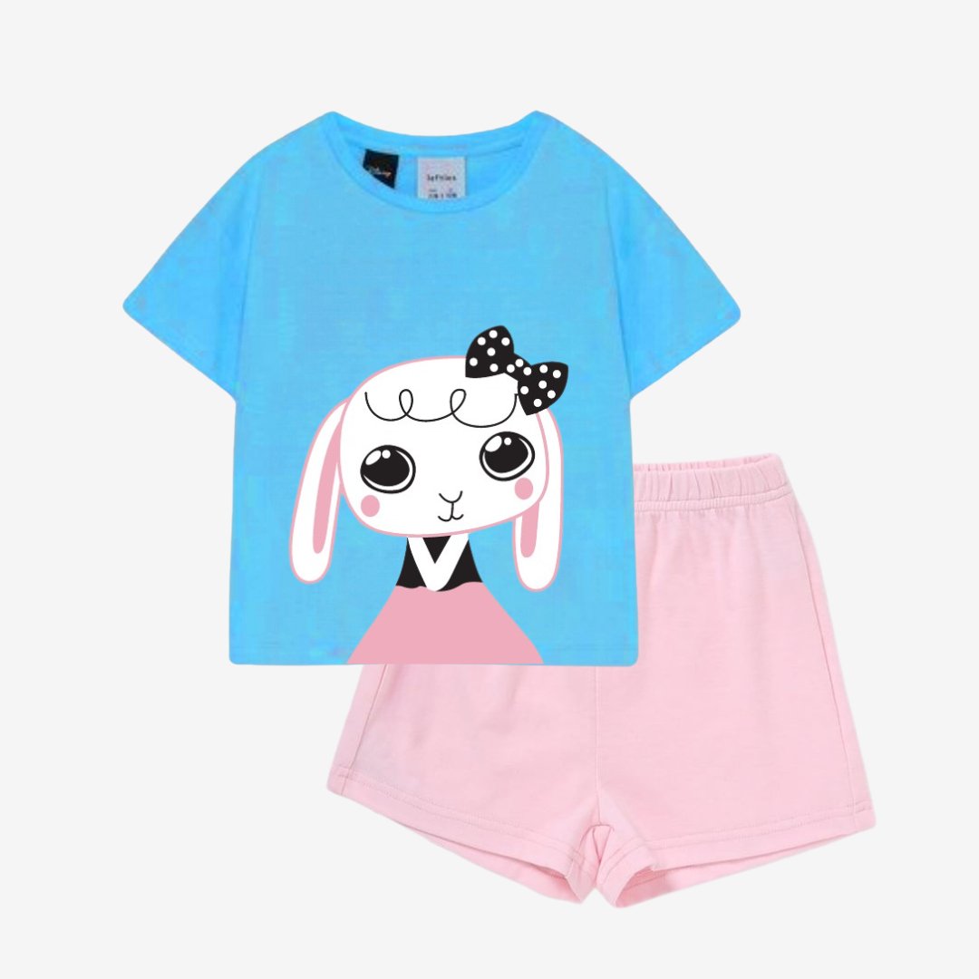 Roshkosh 2pcs Doll Printed T-shirt Set For Girls