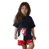 Roshkosh 2pcs Unicorn Printed T-shirt Set For Girls