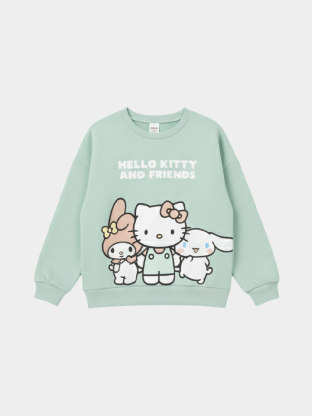 Sanrio Hello Kitty and Friends Girls' Mint Green Graphic Sweatshirt