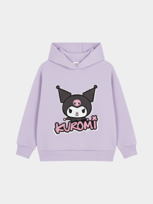 Sanrio Kuromi Graphic Girls' Hoodie