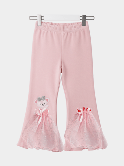 ShellieMay Pink Flare Pants