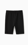 Side - Zip Black Shorts for Kids