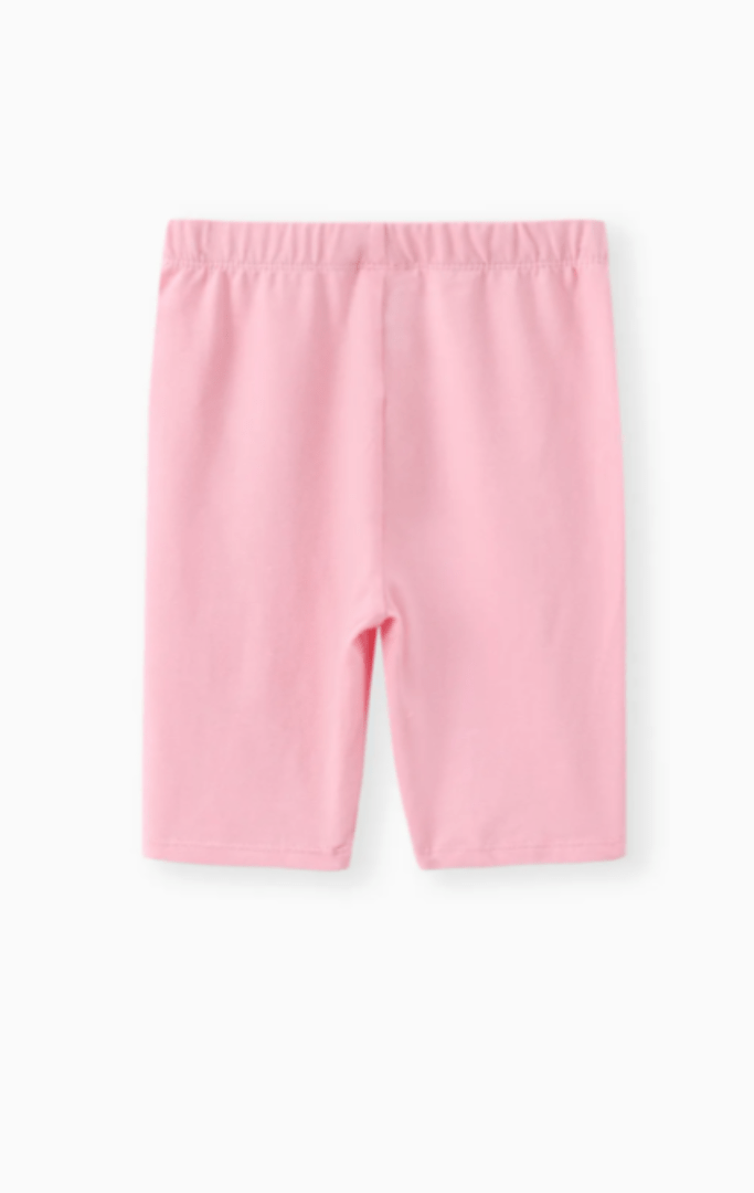 Side - Zip Pink Shorts for Kids