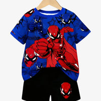 Spiderman Blue T-Shirt Set