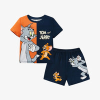 Tom & Jerry Orange T-Shirt Set