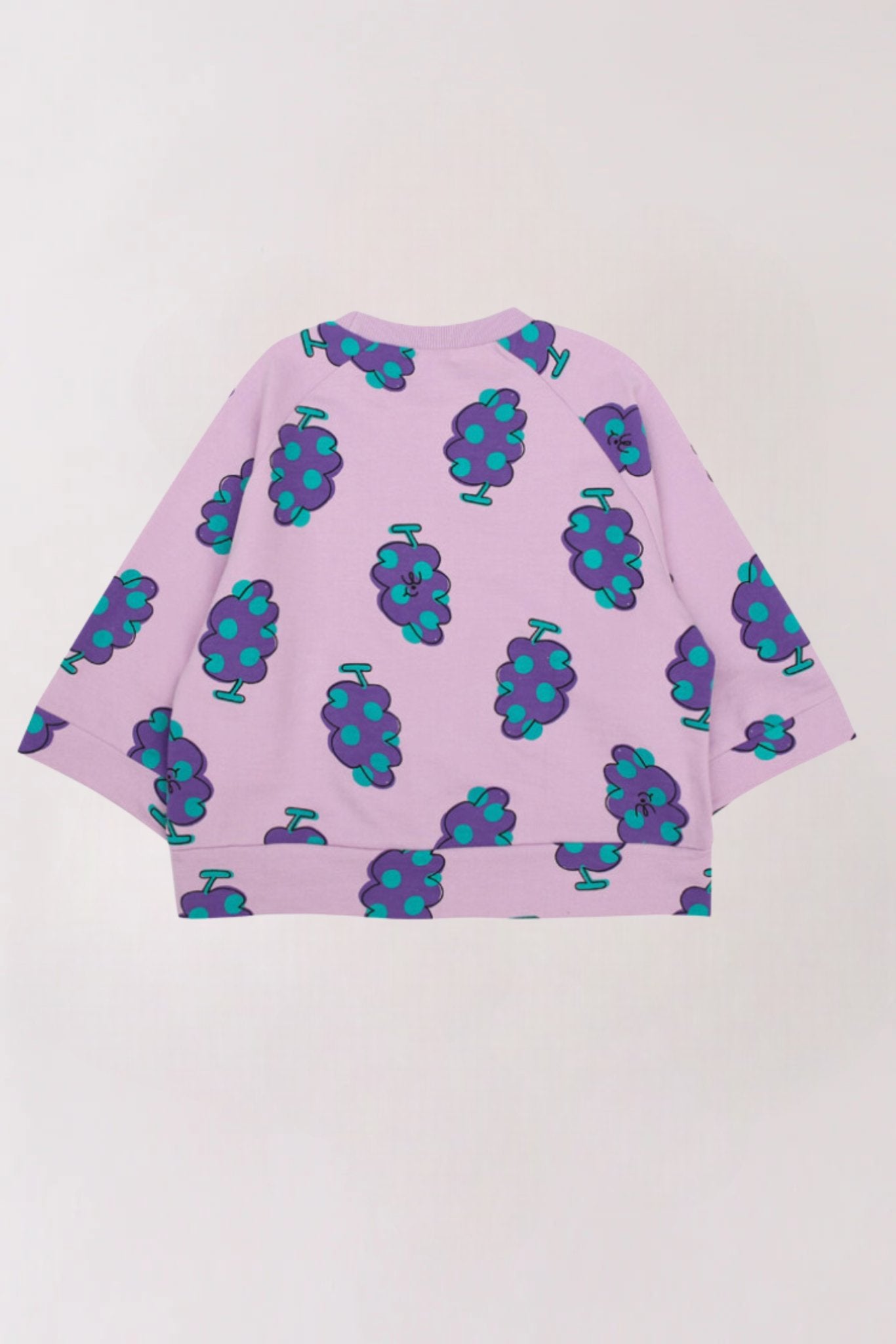 Tree Printed Sweatshirt_Purple