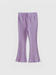Trendy Lavender Flared Pants for Girls