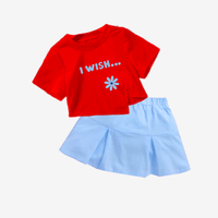 Unique Stylish Toddler Skirt Set (6mths - 6yrs)