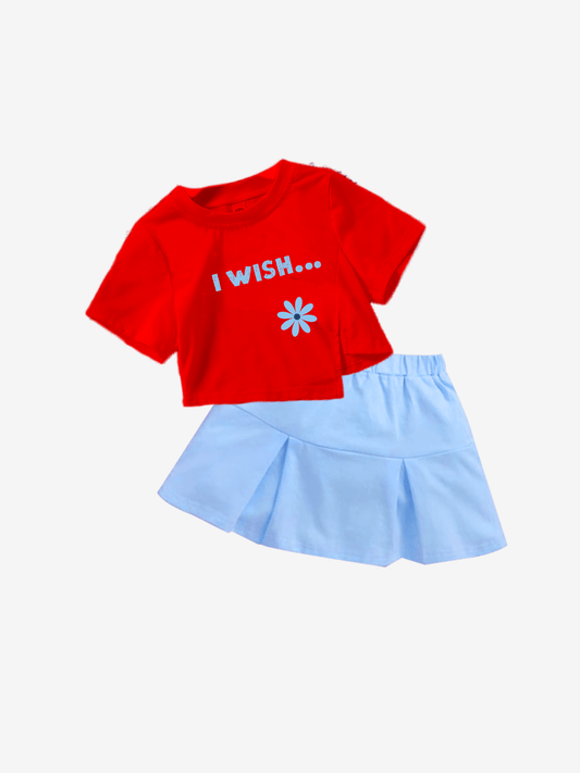 Unique Stylish Toddler Skirt Set (6mths - 6yrs)